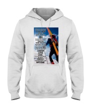 skiing climbing man today pt lqt nna Hooded Sweatshirt tile