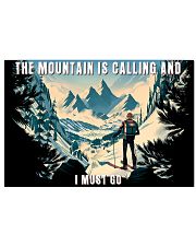 skiing The mountain is calling poster 17x11 Poster front