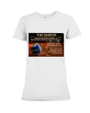 volleyball to my daughter poster ttb NTH Premium Fit Ladies Tee tile