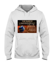 volleyball to my daughter poster ttb NTH Hooded Sweatshirt tile