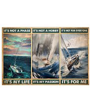 sailboat its not a phase pt mttn pml 17x11 Poster front