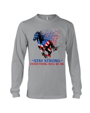 horse be strong Long Sleeve Tee tile