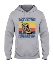 jiu jitsu something fun Hooded Sweatshirt tile