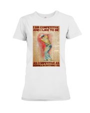 golf Serg Garc going right pt lqt ntv Premium Fit Ladies Tee tile