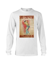 golf Serg Garc going right pt lqt ntv Long Sleeve Tee tile