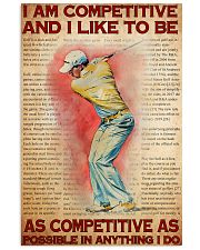 golf Serg Garc going right pt lqt ntv 11x17 Poster front