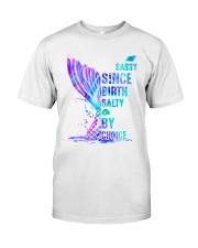 mermaid since birth salty by choice Premium Fit Mens Tee tile