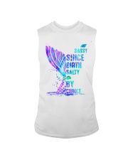 mermaid since birth salty by choice Sleeveless Tee tile