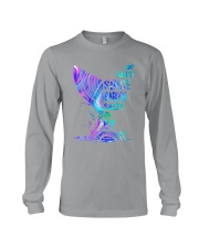 mermaid since birth salty by choice Long Sleeve Tee tile
