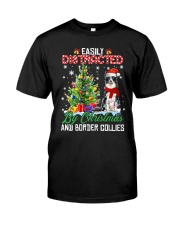 border collies easily distracted xmas lqt nna Premium Fit Mens Tee tile