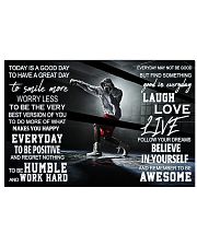 boxing today good day pt phq nna 24x16 Poster front