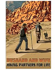 hiking partners for life dog poster 11x17 Poster front
