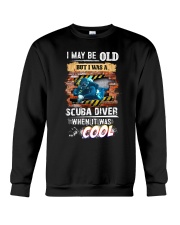 scuba diving cool Crewneck Sweatshirt tile