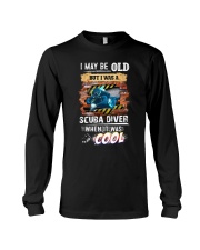 scuba diving cool Long Sleeve Tee tile