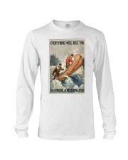 canoeing choose sth fun poster ttb ngt Long Sleeve Tee tile