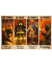 firefighter be strong be brave pt phq NTH 17x11 Poster front