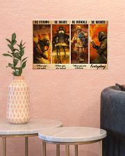 firefighter be strong be brave pt phq NTH 17x11 Poster poster-landscape-17x11-lifestyle-21