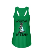 miniature schnauzer im telling you Ladies Flowy Tank tile