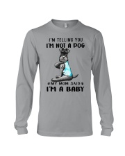 miniature schnauzer im telling you Long Sleeve Tee tile