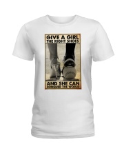 softball give girl right shoes pt phq nth Ladies T-Shirt tile