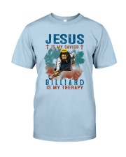 billiard jesus therapy Classic T-Shirt tile