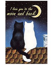 cat I love you to the moon and back 11x17 Poster front