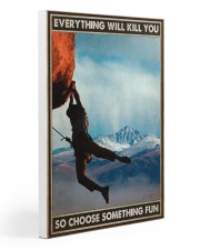 Rock climbing outdoor choose something dvhh pml Gallery Wrapped Canvas Prints tile