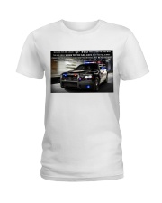 dodge charger police car ride called life poster t Ladies T-Shirt tile