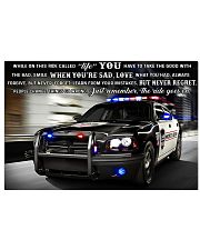 dodge charger police car ride called life poster t 24x16 Poster front