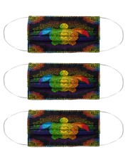 lgbt turtle mas Cloth Face Mask - 3 Pack front