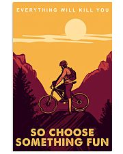mountain bike journey 11x17 Poster front