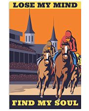 horse racing find my soul 16x24 Poster front