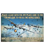 air force my peace i give to you pt nct nna 17x11 Poster front