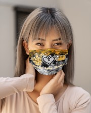 Peace love sloth mas Cloth Face Mask - 3 Pack aos-face-mask-lifestyle-18