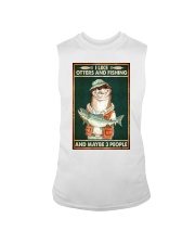 otters and fishing and mayb 3 people phq nna Sleeveless Tee tile