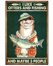 otters and fishing and mayb 3 people phq nna 16x24 Poster front