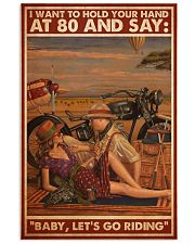 Motorcycle couple 80 old pt btn dqh 11x17 Poster front