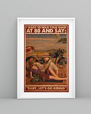 Motorcycle couple 80 old pt btn dqh 11x17 Poster lifestyle-poster-5