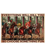 horse racing choose something fun 3-9 poster 24x16 Poster front