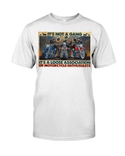 easy rder hrly dvdsn not a gang poster ttb ngt Premium Fit Mens Tee tile