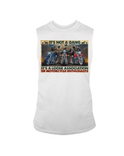easy rder hrly dvdsn not a gang poster ttb ngt Sleeveless Tee tile