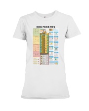 DOG FOOD TIPS poster ttb nth Premium Fit Ladies Tee tile
