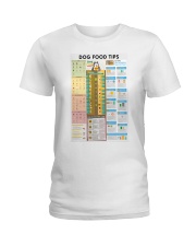 DOG FOOD TIPS poster ttb nth Ladies T-Shirt tile