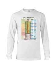 DOG FOOD TIPS poster ttb nth Long Sleeve Tee tile