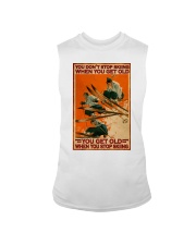 old man skiing 3 dont get old pt lqt nna Sleeveless Tee tile