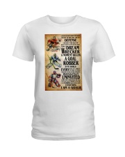 hockey goalkeeper i stand pt lqt nna Ladies T-Shirt tile