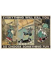 skateboard choose st fun pt phq ngt 17x11 Poster front