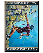 Rock climber choose fun pt dvhh pml 16x24 Poster front