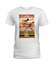 hurdling run jump choose st fun pt phq NTH Ladies T-Shirt tile