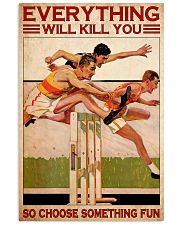 hurdling run jump choose st fun pt phq NTH 11x17 Poster front